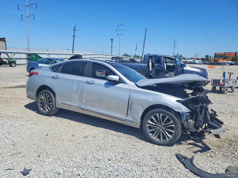 55111566 :رقم المزاد ، KMHGN4JE7FU070755 vin ، 2015 Hyundai Genesis مزاد بيع