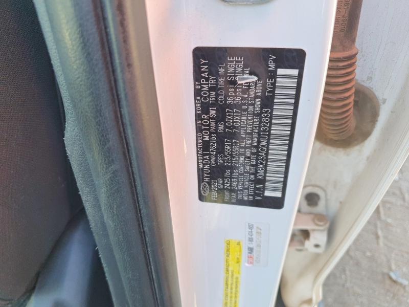 Продаж на аукціоні авто 2021 Hyundai Kona, vin: KM8K23AG0MU132833, номер лоту: 58937576