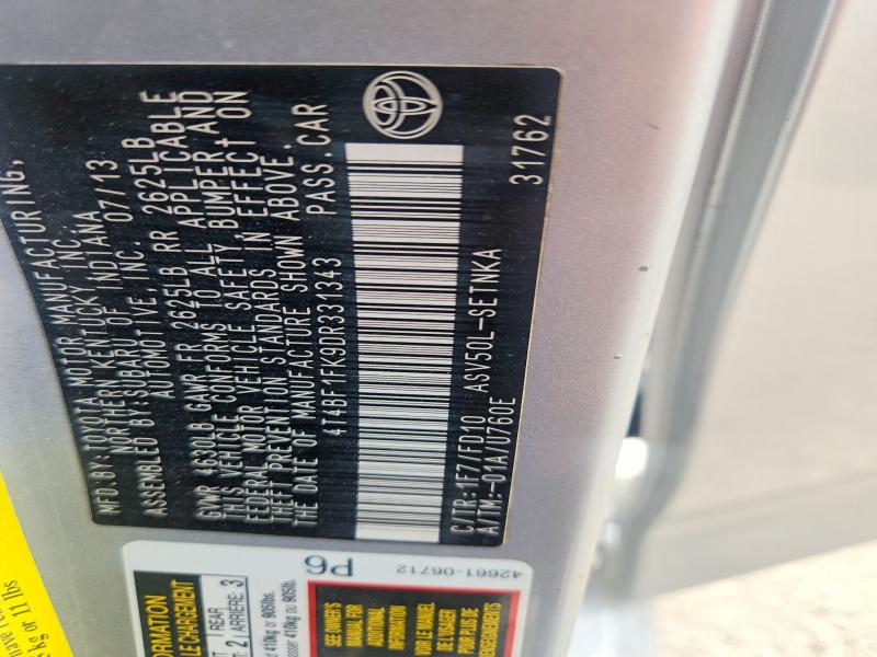 Продажа на аукционе авто 2013 Toyota Camry, vin: 4T4BF1FK9DR331343, номер лота: 55588516