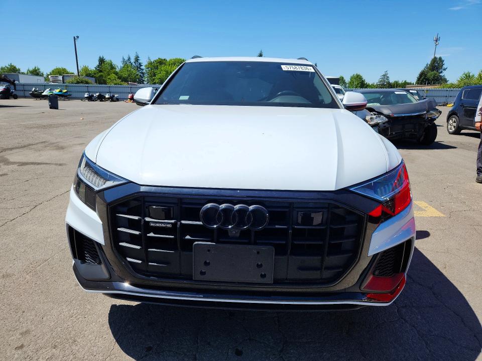 2022 Audi Q8 მანქანა იყიდება აუქციონზე, vin: WA1EVBF1XND008023, აუქციონის ნომერი: 57587836