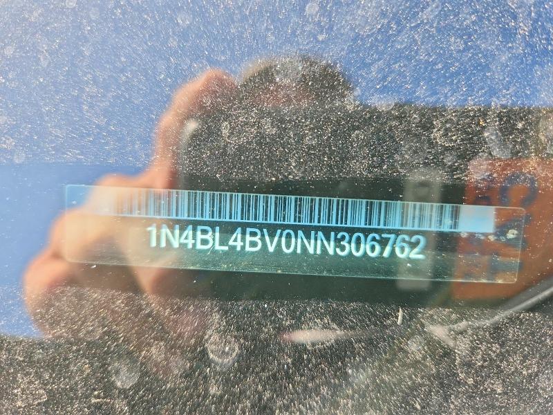 55558076 :رقم المزاد ، 1N4BL4BV0NN306762 vin ، 2022 Nissan Altima مزاد بيع