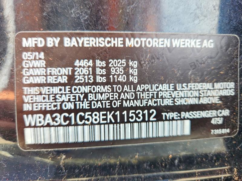 Продажа на аукционе авто 2014 Bmw 328, vin: WBA3C1C58EK115312, номер лота: 57362796
