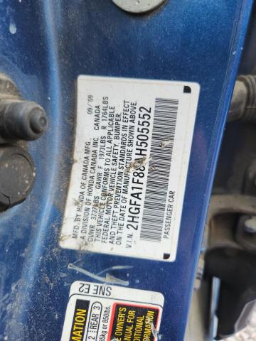 55923016 :رقم المزاد ، 2HGFA1F88AH505552 vin ، 2010 Honda Civic مزاد بيع