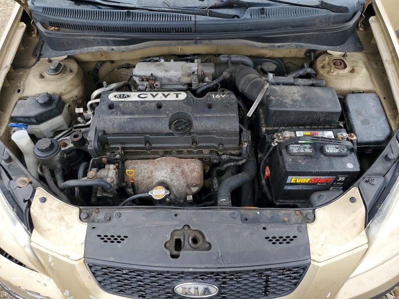 2009 Kia Rio მანქანა იყიდება აუქციონზე, vin: KNADE223396519198, აუქციონის ნომერი: 58415776