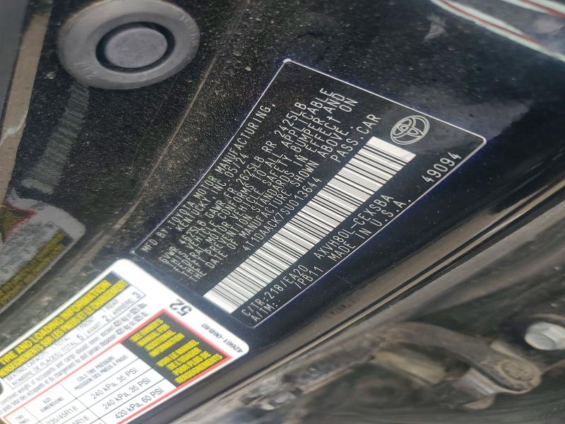 55093166 :رقم المزاد ، 4T1DAACK7SU013644 vin ، 2025 Toyota Camry مزاد بيع