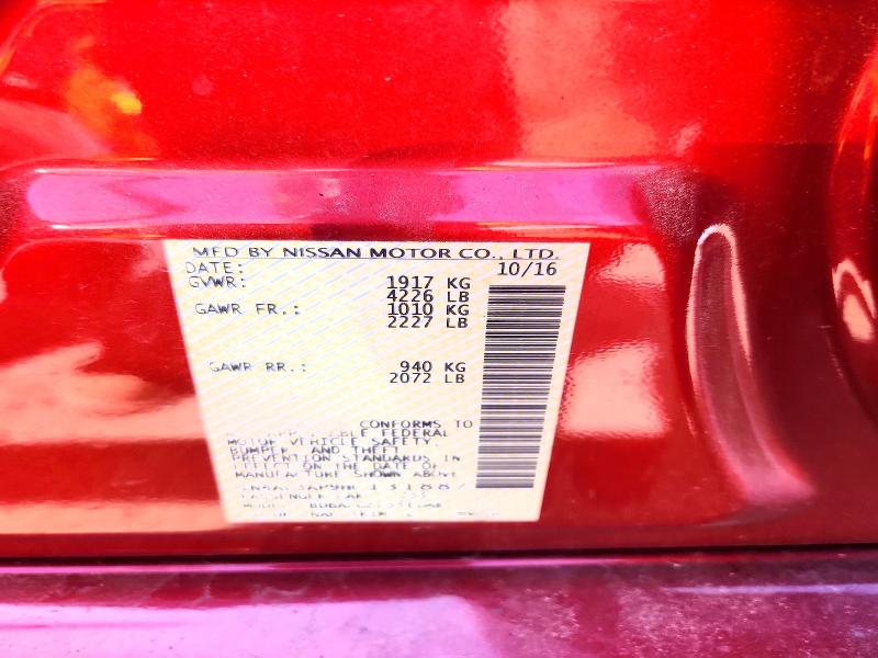 55009036 :رقم المزاد ، 1N4AL3AP9HC131887 vin ، 2017 Nissan Altima مزاد بيع