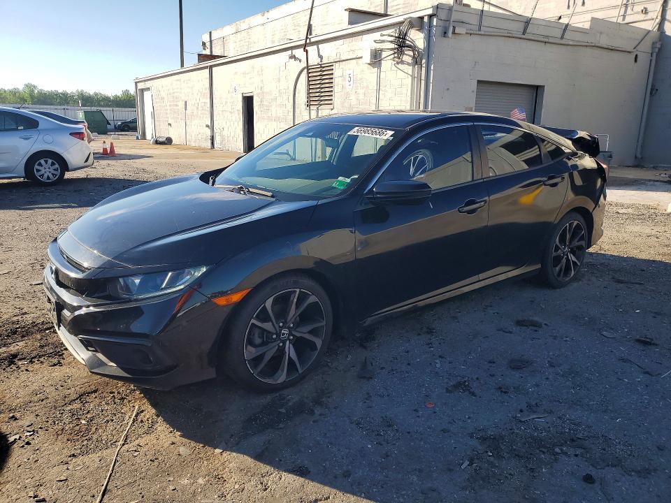 56985686 :رقم المزاد ، 2HGFC2F89MH511087 vin ، 2021 Honda Civic مزاد بيع
