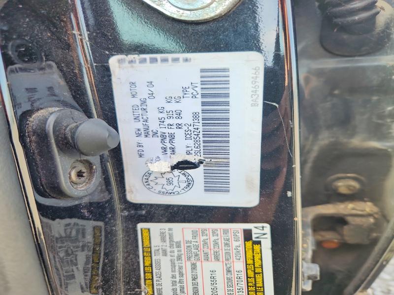 55966046 :رقم المزاد ، 5Y2SL62854Z471388 vin ، 2004 Pontiac Vibe مزاد بيع