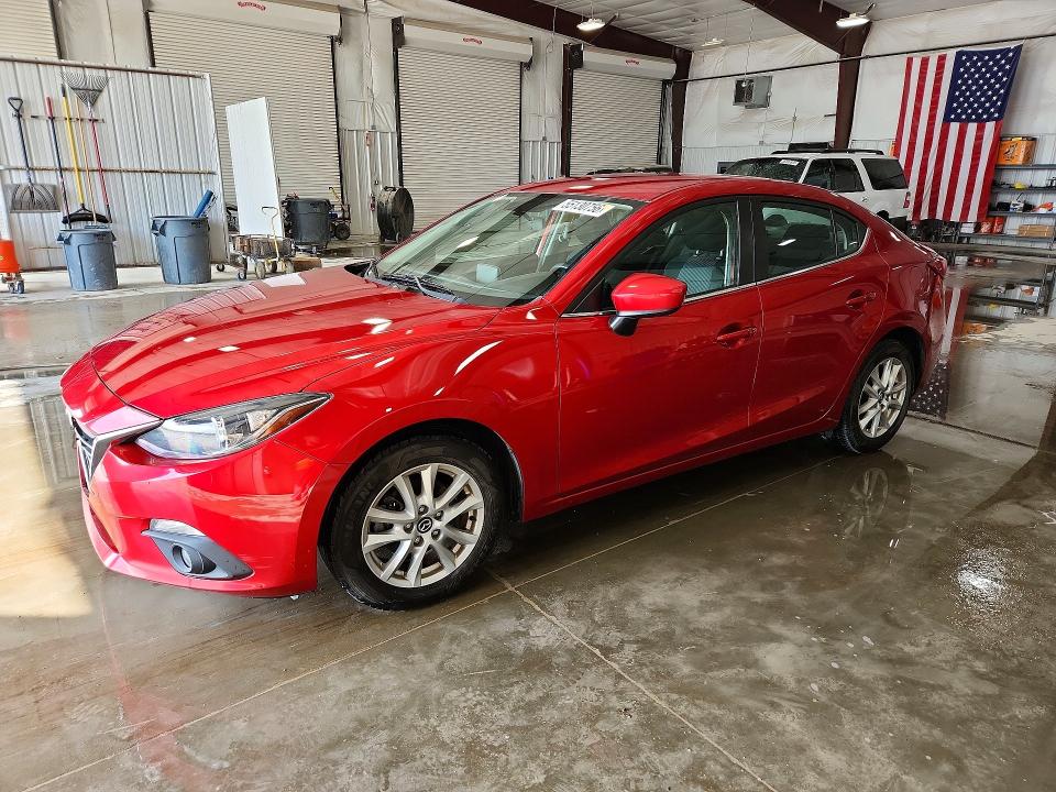 55130756 :رقم المزاد ، 3MZBM1V74FM168073 vin ، 2015 Mazda 3 مزاد بيع