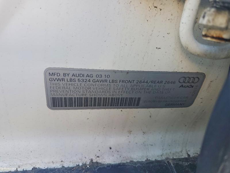 Продаж на аукціоні авто 2010 Audi A6, vin: WAUBVBFB8AN068949, номер лоту: 55248616