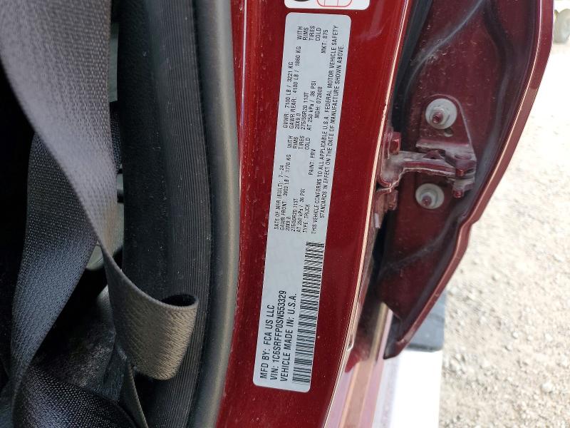 Продажа на аукционе авто 2025 Ram 1500, vin: 1C6SRFFP0SN553329, номер лота: 57118106