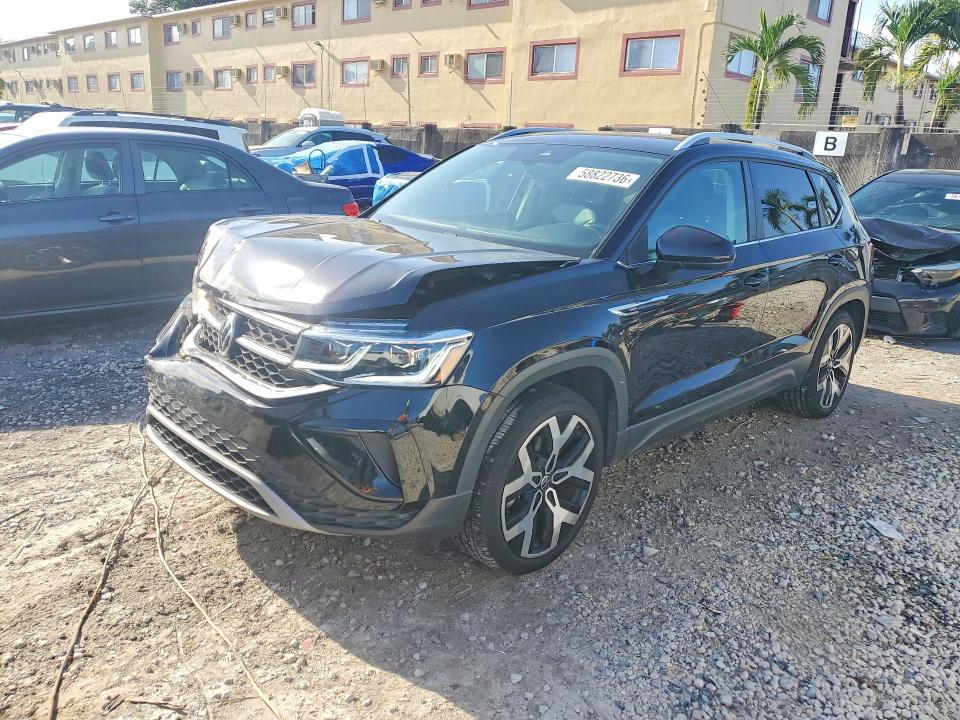 2022 Volkswagen Taos მანქანა იყიდება აუქციონზე, vin: 3VV2X7B20NM033808, აუქციონის ნომერი: 58822736