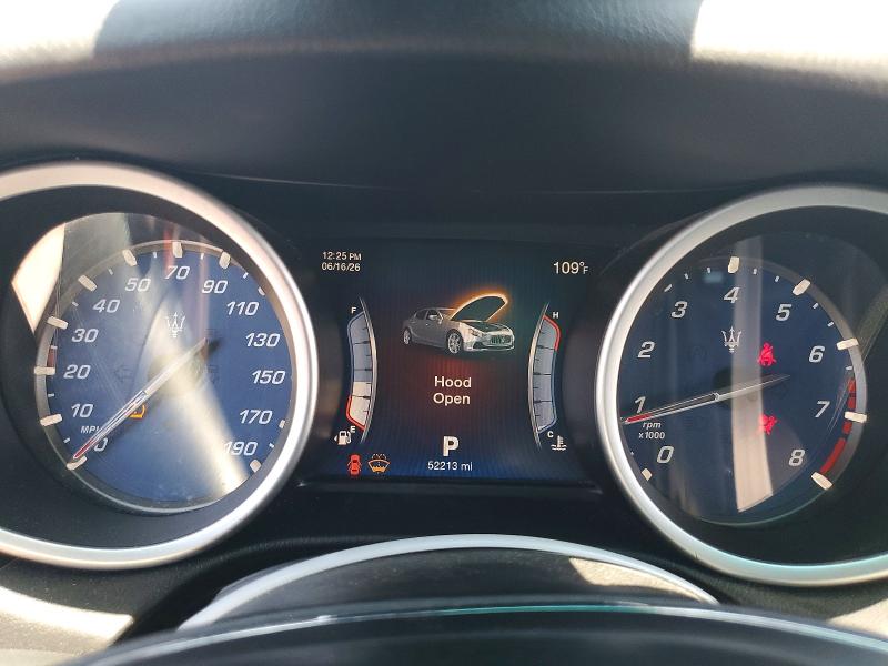 2016 Maserati Ghibli მანქანა იყიდება აუქციონზე, vin: ZAM57RSA1G1173599, აუქციონის ნომერი: 56997506