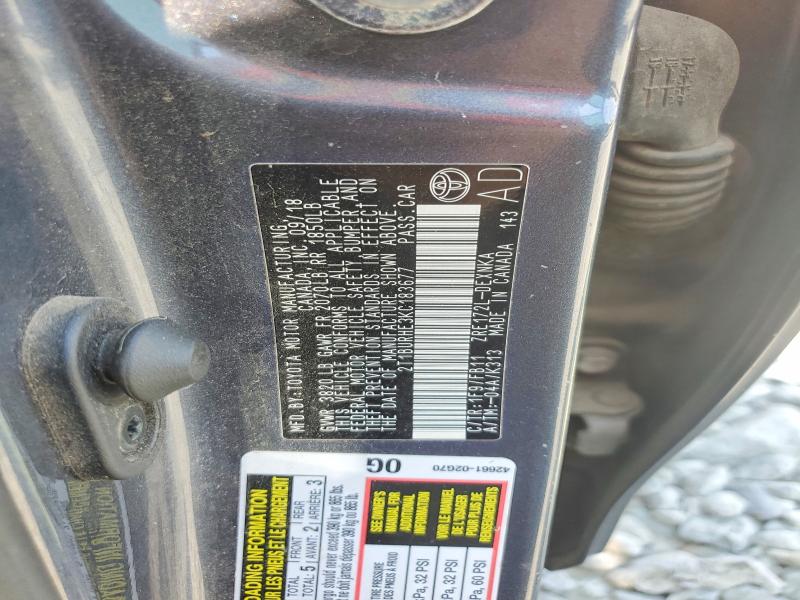 Aukcja sprzedaży 2019 Toyota Corolla, vin: 2T1BURHE3KC183677, numer aukcji: 56158276