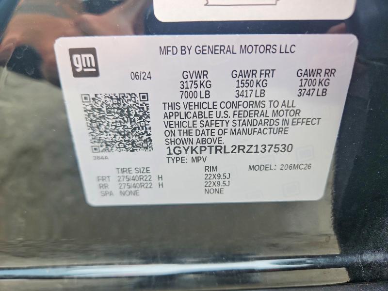 Продаж на аукціоні авто 2024 Cadillac Lyriq, vin: 1GYKPTRL2RZ137530, номер лоту: 56066126