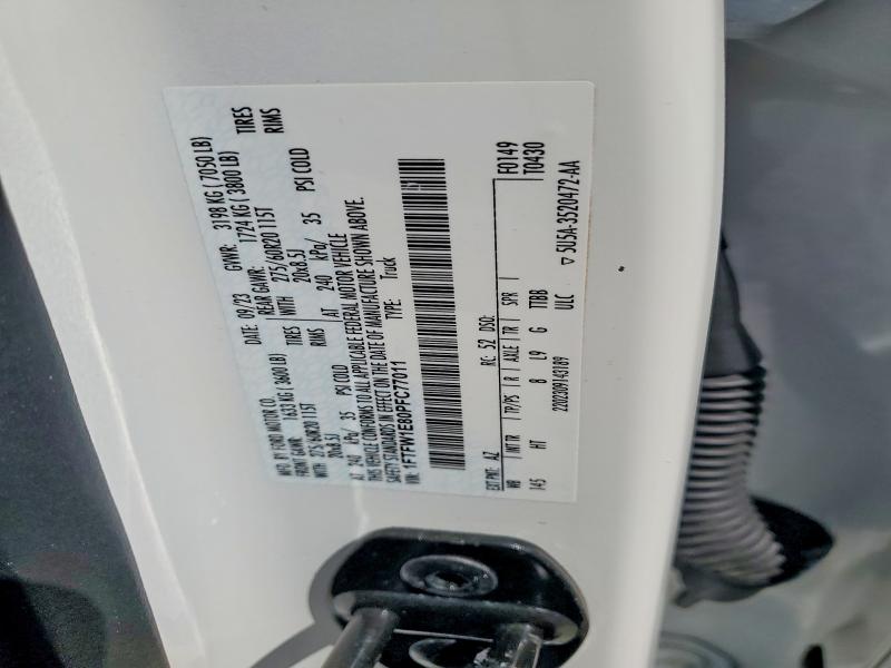 Продаж на аукціоні авто 2023 Ford F150, vin: 1FTFW1E80PFC77011, номер лоту: 57086076