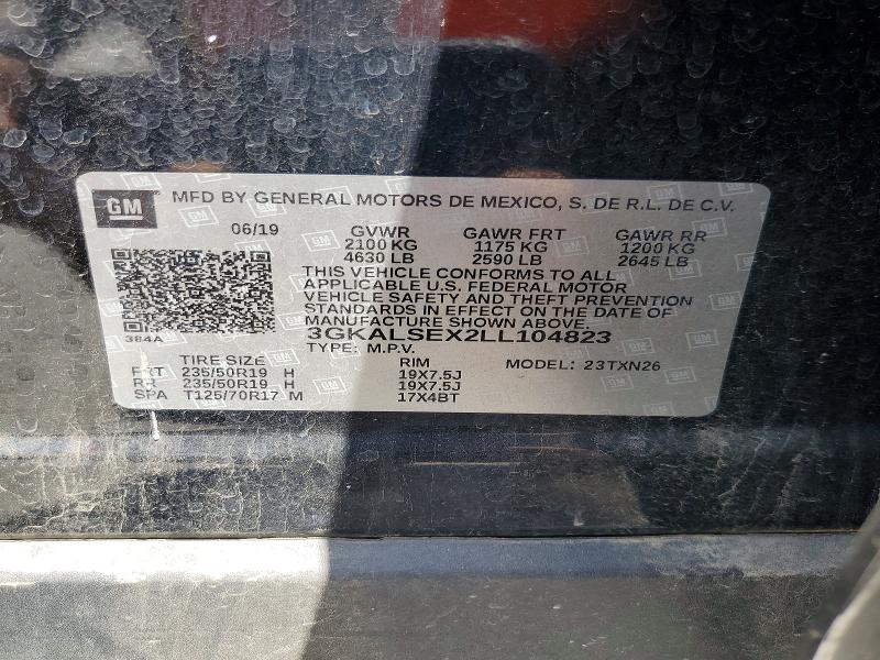Продаж на аукціоні авто 2020 Gmc Terrain, vin: 3GKALSEX2LL104823, номер лоту: 55071726