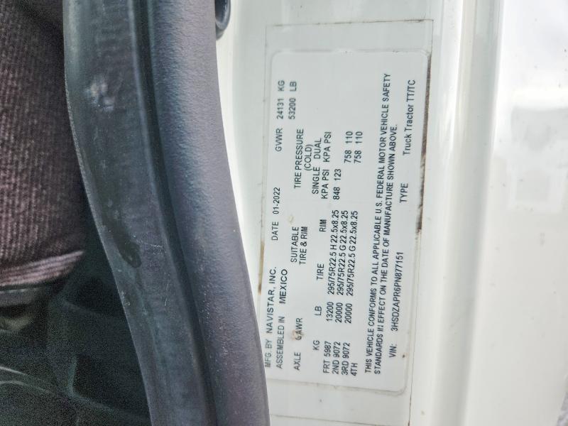 Aukcja sprzedaży 2023 International Lt625, vin: 3HSDZAPR6PN877151, numer aukcji: 56620996