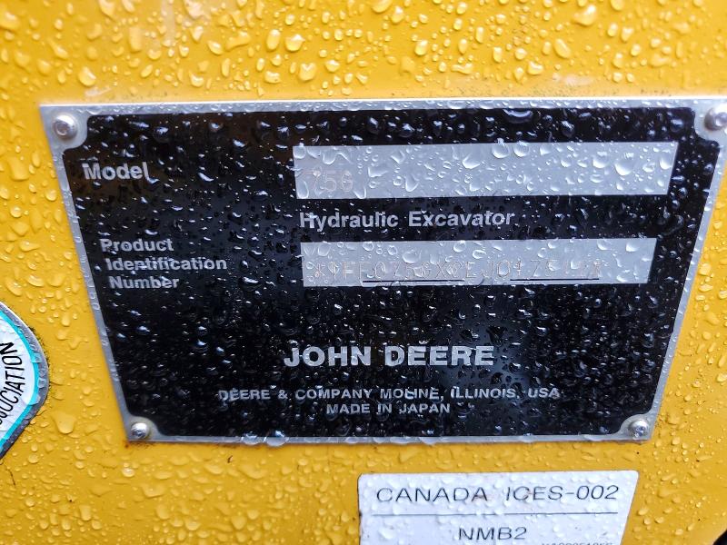57234496 :رقم المزاد ، 1FF075GXCLJ017512 vin ، 2021 John Deere 75g مزاد بيع