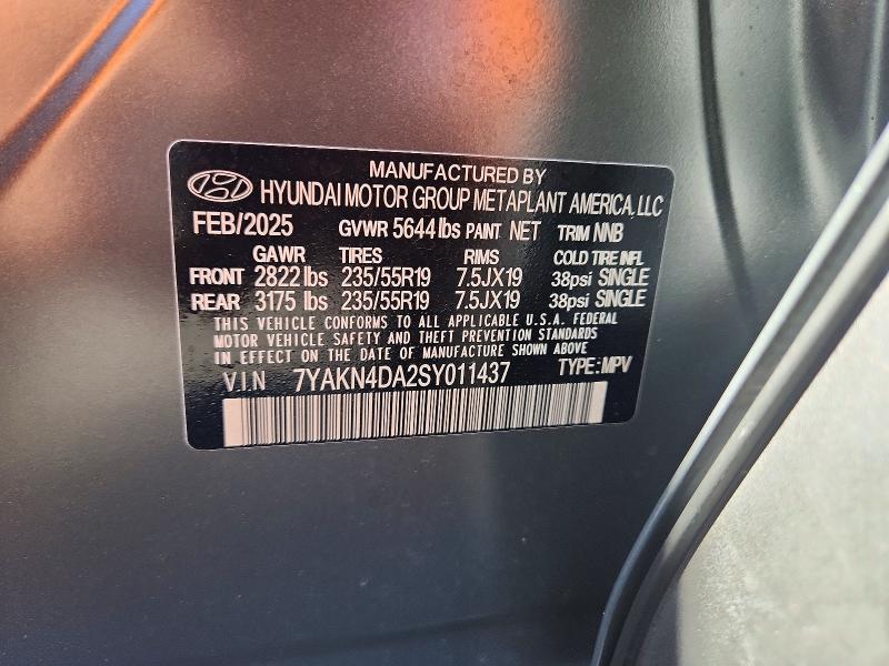 Продажа на аукционе авто 2025 Hyundai Ioniq 5, vin: 7YAKN4DA2SY011437, номер лота: 57182996