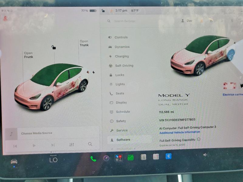 Aukcja sprzedaży 2021 Tesla Model Y, vin: 5YJYGDEE1MF077803, numer aukcji: 58470976