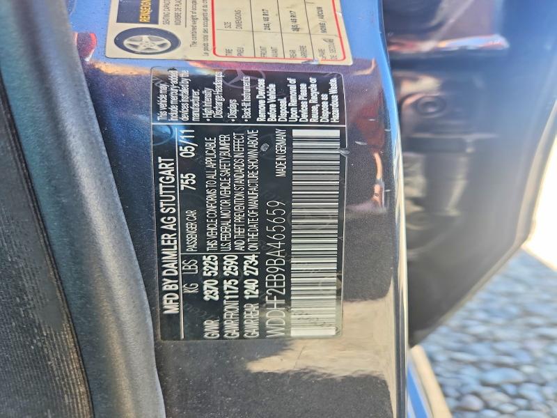 Продажа на аукционе авто 2011 Mercedes-benz E, vin: WDDHF2EB9BA465659, номер лота: 55915666