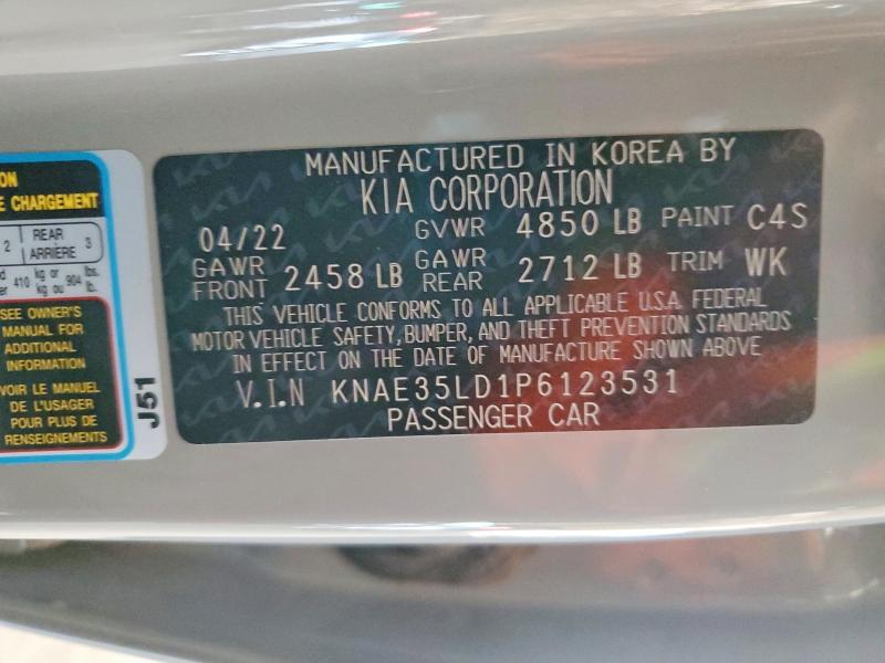 Aukcja sprzedaży 2023 Kia Stinger, vin: KNAE35LD1P6123531, numer aukcji: 56814526
