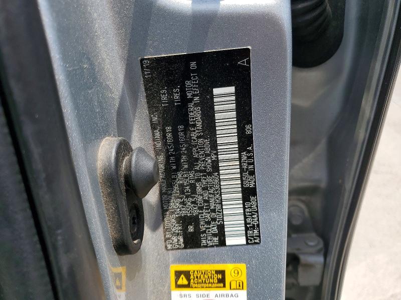 Aukcja sprzedaży 2019 Toyota Highlander, vin: 5TDZZRFH2KS369604, numer aukcji: 55964826