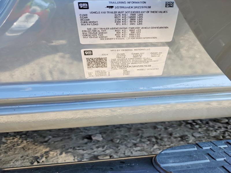 Продажа на аукционе авто 2024 Gmc Sierra, vin: 1GTRUAEK1RZ297638, номер лота: 56623916