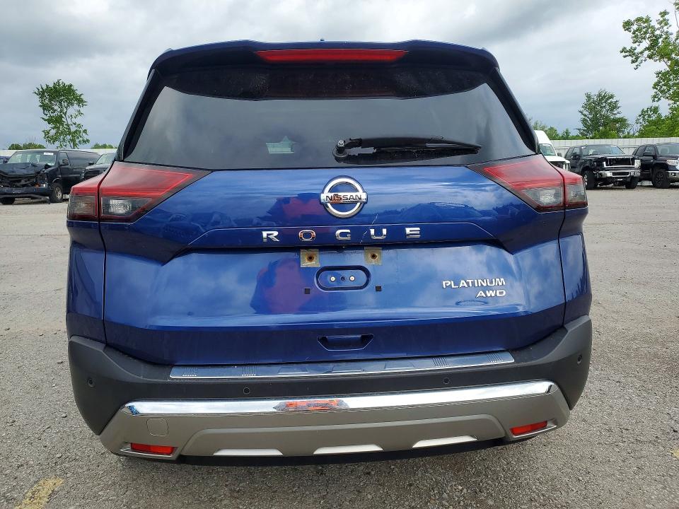 56631886 :رقم المزاد ، JN8AT3DD2MW303721 vin ، 2021 Nissan Rogue مزاد بيع