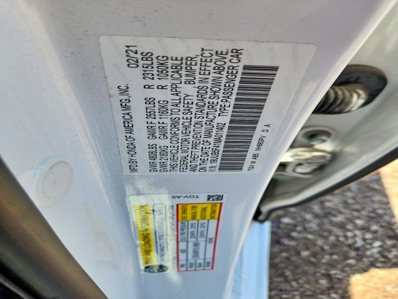 Продаж на аукціоні авто 2021 Acura Tlx, vin: 19UUB5F41MA011402, номер лоту: 56327456