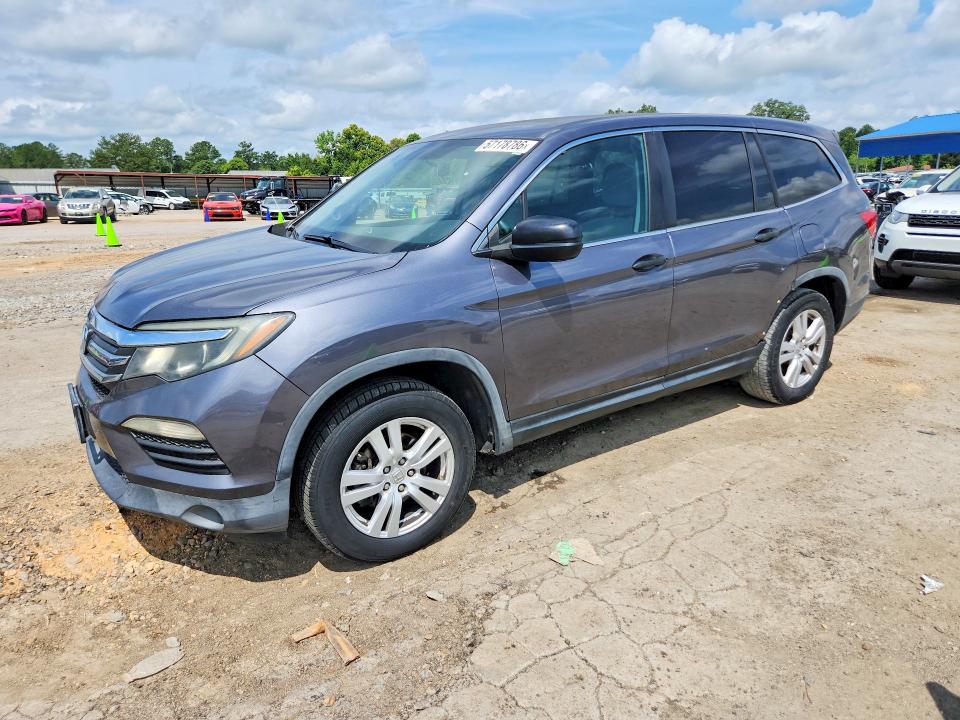 Auction sale of the 2017 Honda Pilot, vin: 5FNYF5H19HB003052, lot number: 57178786