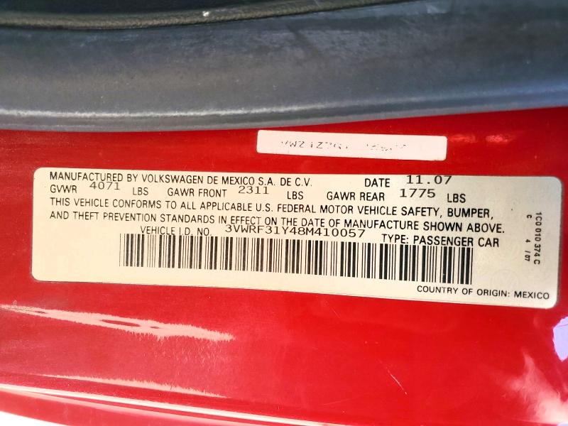 Продаж на аукціоні авто 2008 Volkswagen New Beetle, vin: 3VWRF31Y48M410057, номер лоту: 55755216