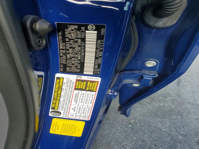 2023 Toyota Camry მანქანა იყიდება აუქციონზე, vin: 4T1T11AK4PU141331, აუქციონის ნომერი: 57575466