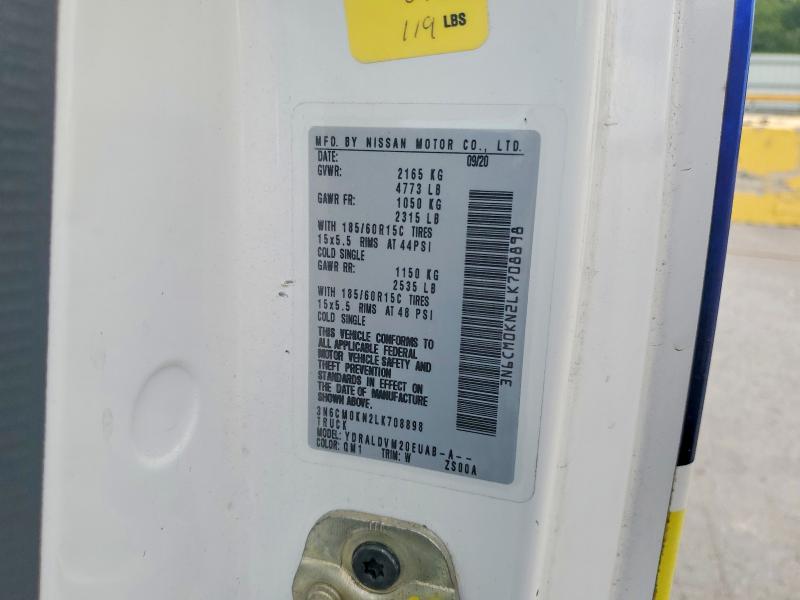 Aukcja sprzedaży 2017 Nissan Nv200, vin: 3N6CM0KN2LK708898, numer aukcji: 59164166