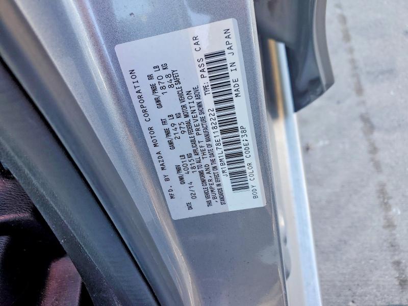 56526266 :رقم المزاد ، JM1BM1L78E1182222 vin ، 2014 Mazda 3 مزاد بيع