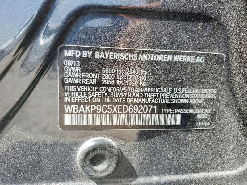 Aukcja sprzedaży 2014 Bmw 550, vin: WBAKP9C5XED692071, numer aukcji: 85610095