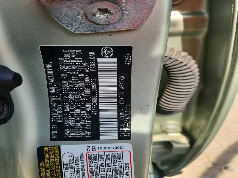 Aukcja sprzedaży 2006 Toyota Avalon, vin: 4T1BK36B66U099806, numer aukcji: 58564046