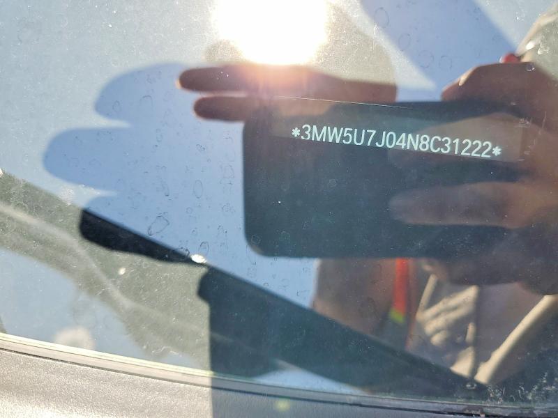 57169986 :رقم المزاد ، 3MW5U7J04N8C31222 vin ، 2022 Bmw M340i مزاد بيع