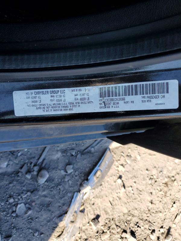 Aukcja sprzedaży 2012 Chrysler 200, vin: 1C3CCBBB1CN120366, numer aukcji: 56591586