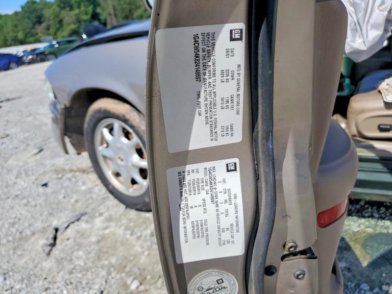 Продаж на аукціоні авто 2002 Buick Park Avenue, vin: 1G4CW54K824148697, номер лоту: 57942326