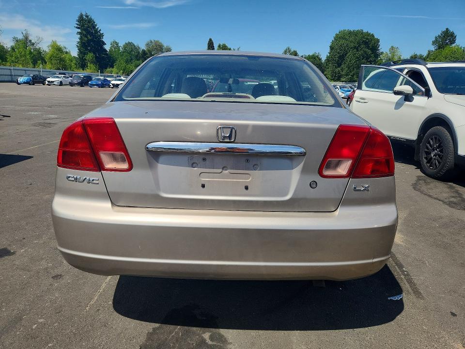 Продаж на аукціоні авто 2001 Honda Civic, vin: 2HGES16561H600688, номер лоту: 58772896
