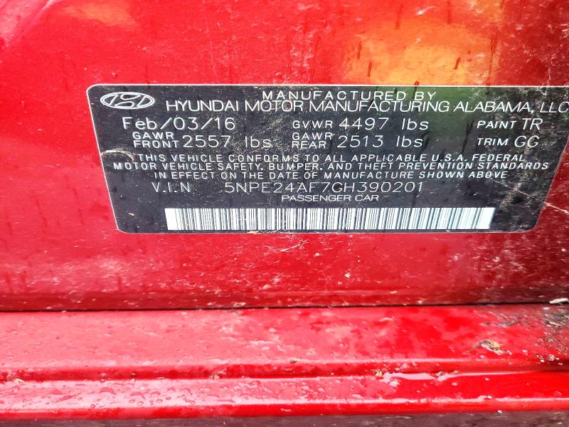 Продаж на аукціоні авто 2016 Hyundai Sonata, vin: 5NPE24AF7GH390201, номер лоту: 58313766