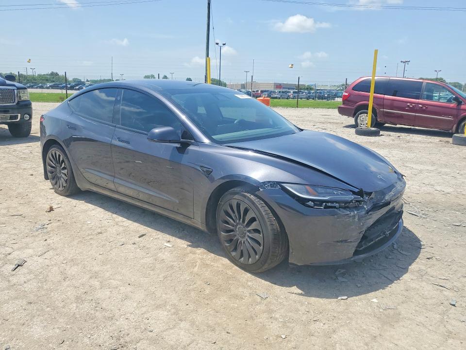 2024 Tesla Model 3 მანქანა იყიდება აუქციონზე, vin: 5YJ3E1EA0RF843958, აუქციონის ნომერი: 59067506