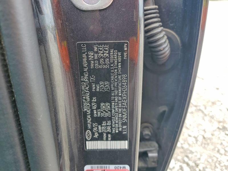 56604256 :رقم المزاد ، 5NMJF3AEXPH264898 vin ، 2023 Hyundai Tucson مزاد بيع