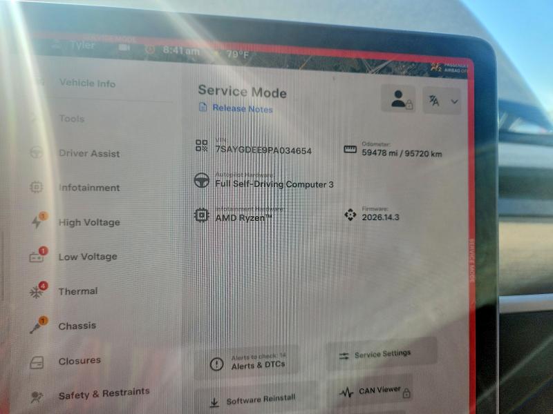 Продажа на аукционе авто 2023 Tesla Model Y, vin: 7SAYGDEE9PA034654, номер лота: 55515746