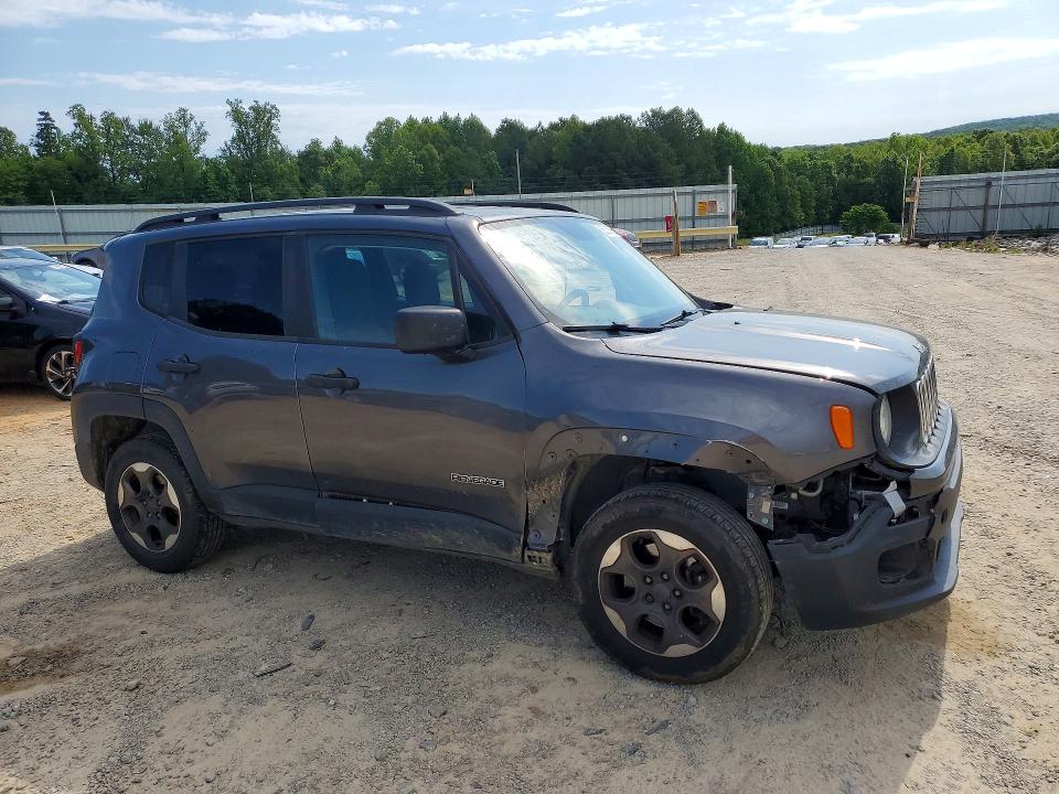 Продажа на аукционе авто 2017 Jeep Renegade, vin: ZACCJBAB6HPE67659, номер лота: 55375676