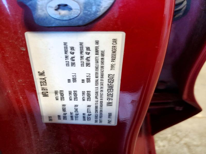 Продаж на аукціоні авто 2019 Tesla Model 3, vin: 5YJ3E1EB4KF452472, номер лоту: 57389536