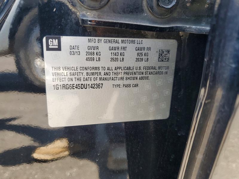 Aukcja sprzedaży 2013 Chevrolet Volt, vin: 1G1RG6E45DU142367, numer aukcji: 57948486
