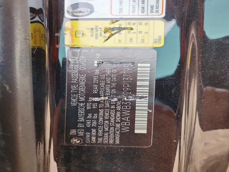 Aukcja sprzedaży 2009 Bmw 328, vin: WBAWB33529P137195, numer aukcji: 58768856